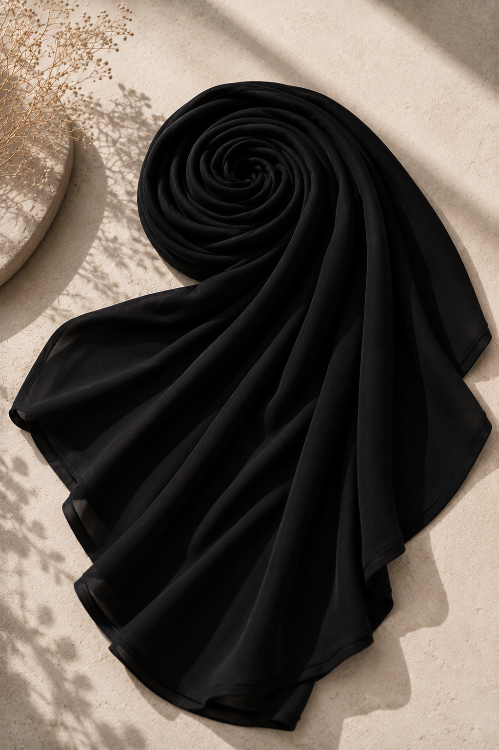 Black Modal Hijab