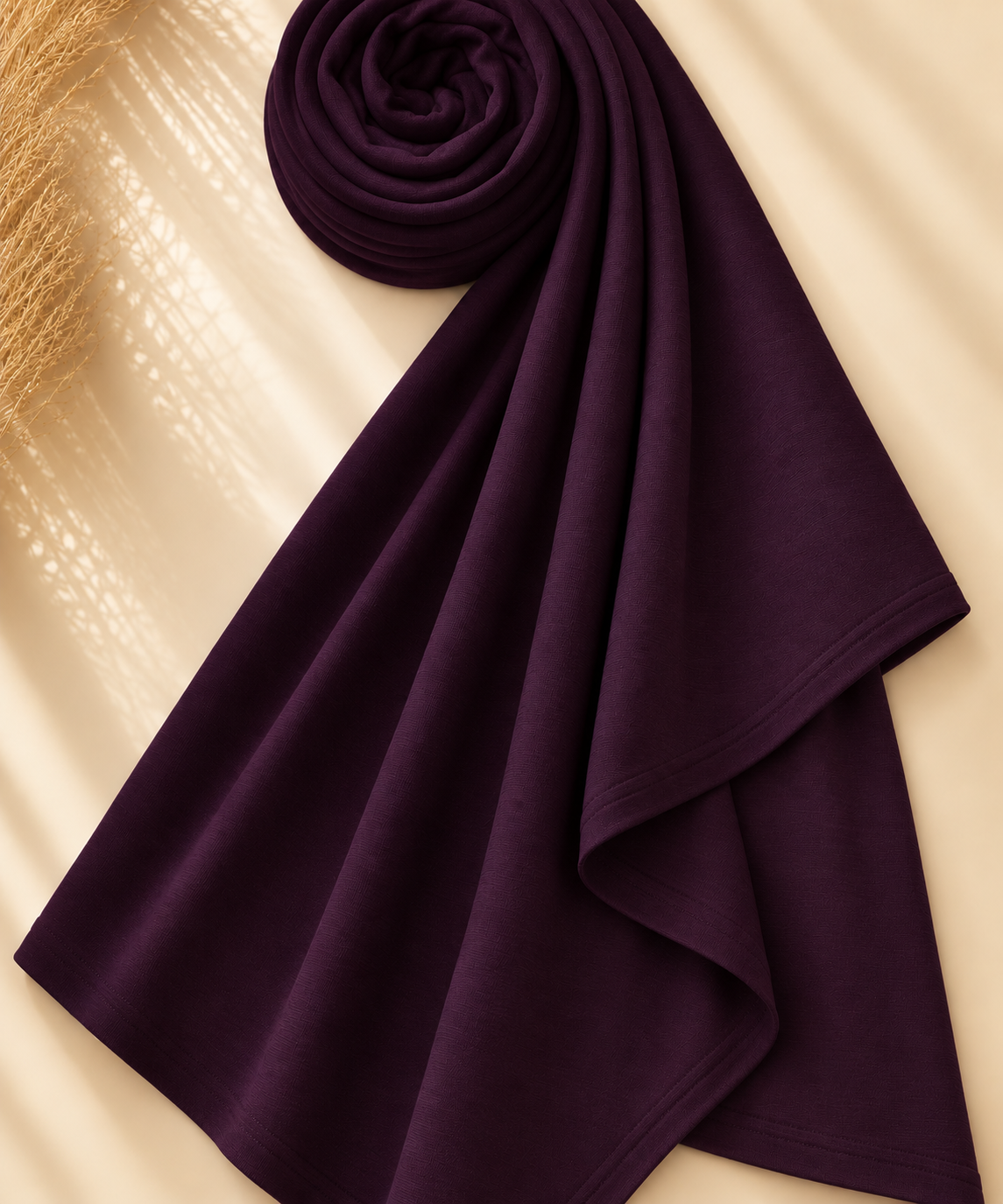 Plum Noir Jersey Hijab