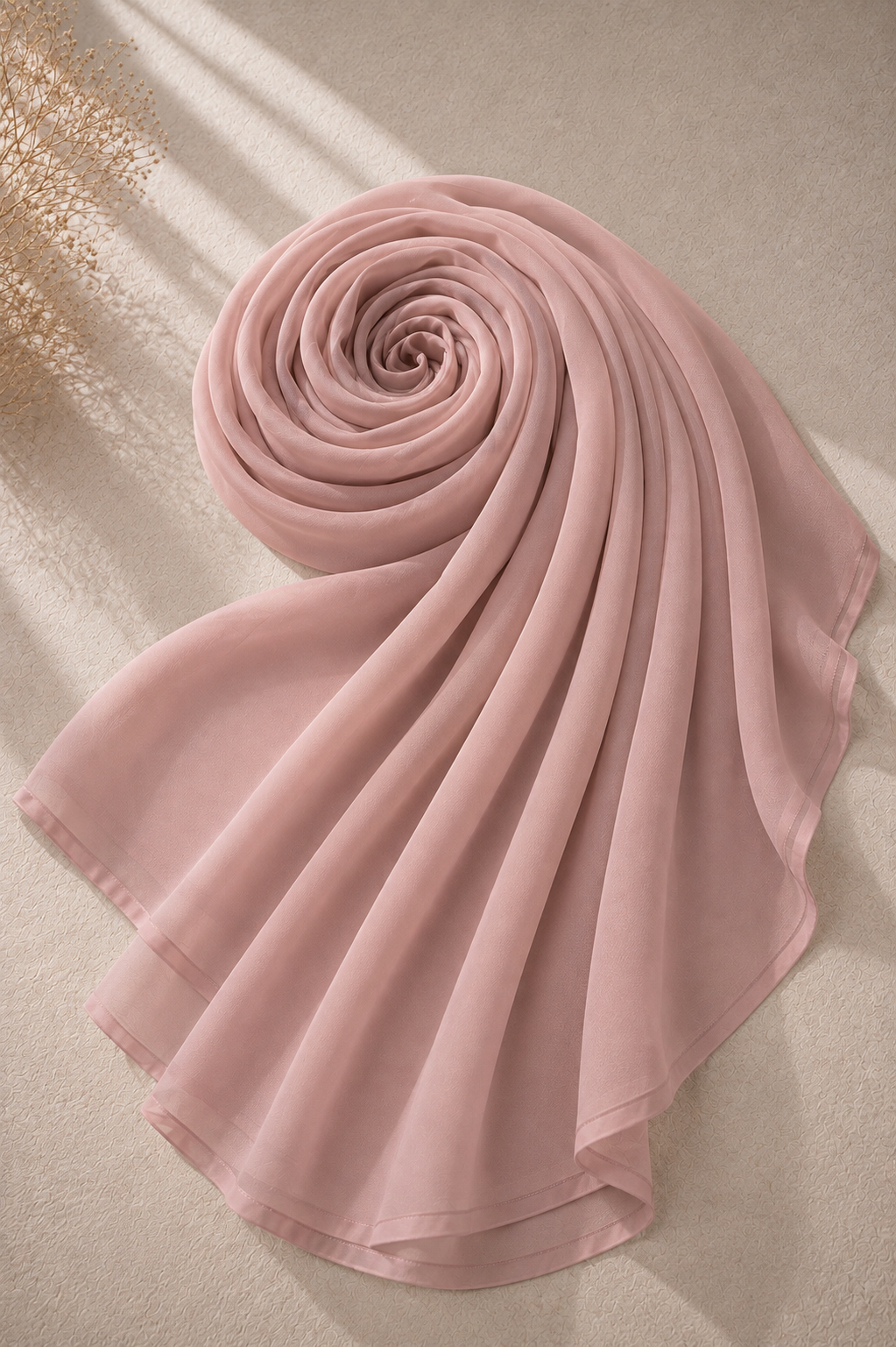 Blush Veil Chiffon Hijab