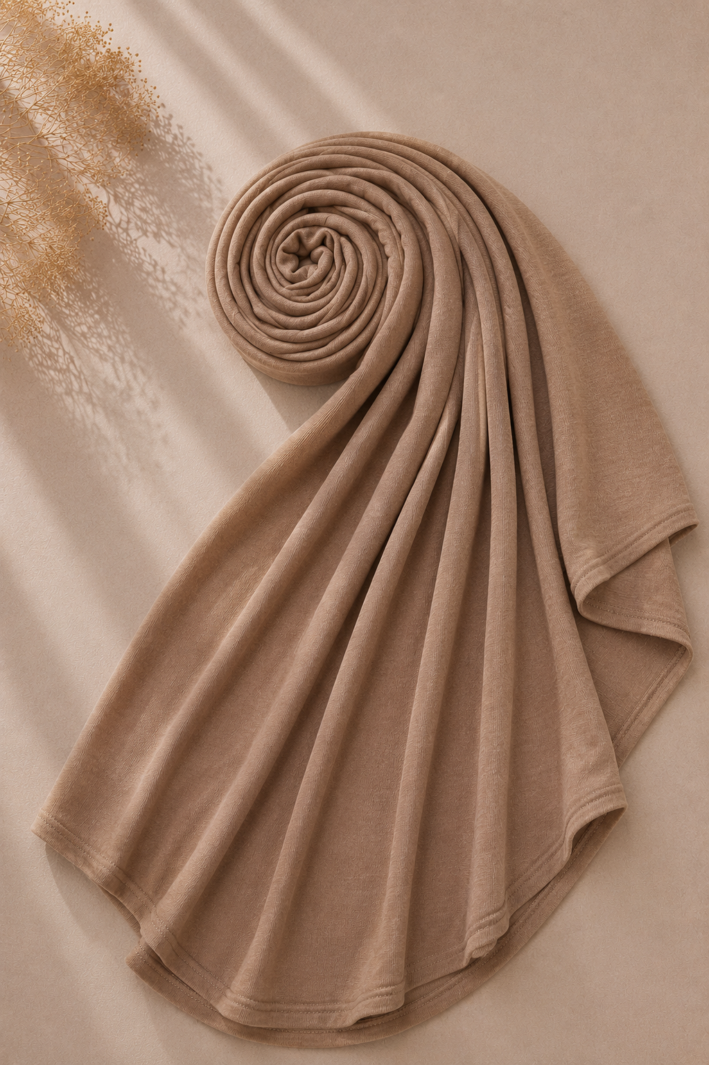 Café Taupe Jersey Hijab
