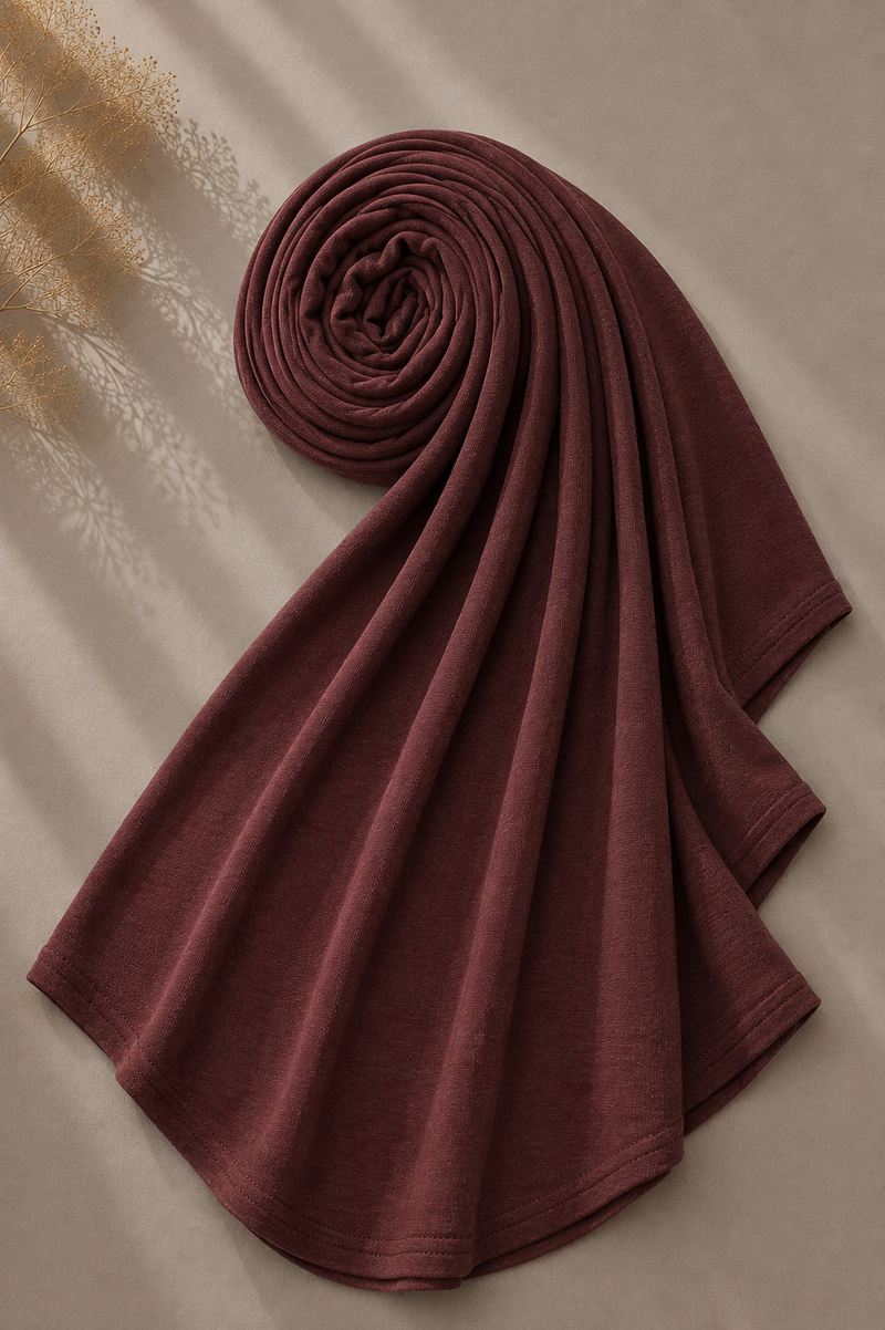 Cocoa Berry Jersey Hijab