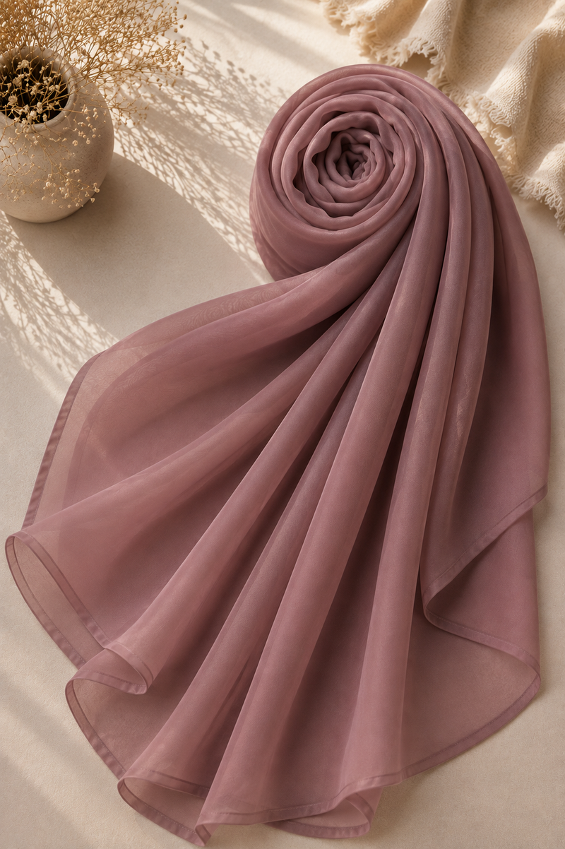 Desert Rose Chiffon Hijab