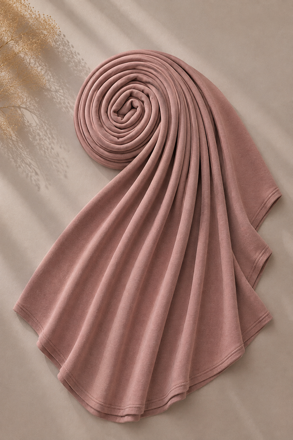 Dusty Rose Jersey Hijab