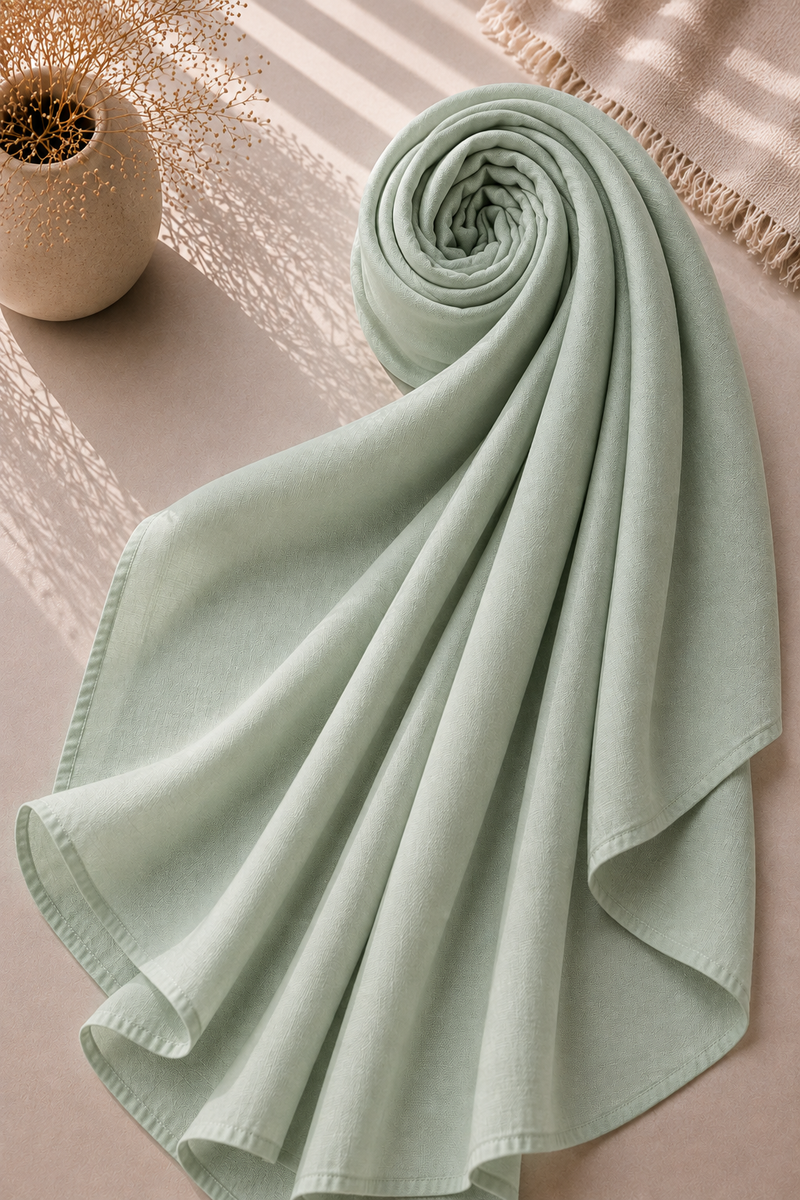 Mint Veil Modal Hijab