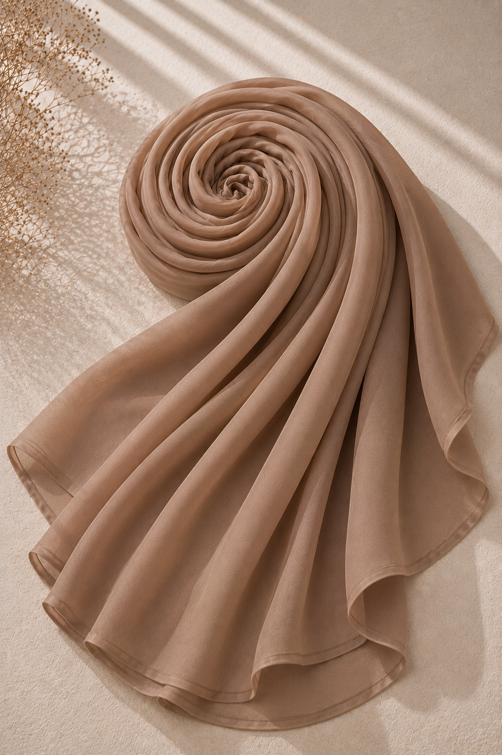 Warm Sand Chiffon Hijab