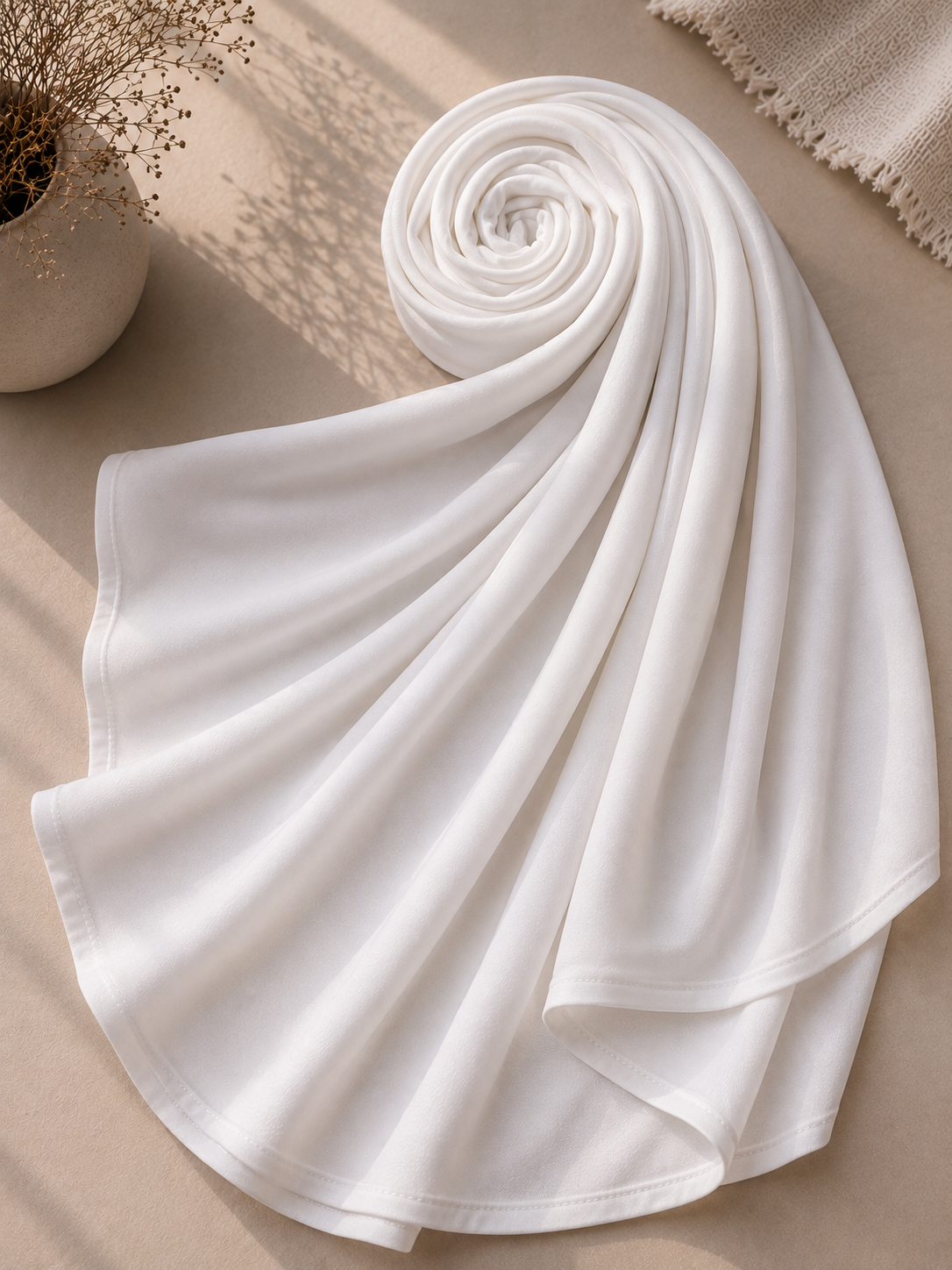 White Jersey Hijab